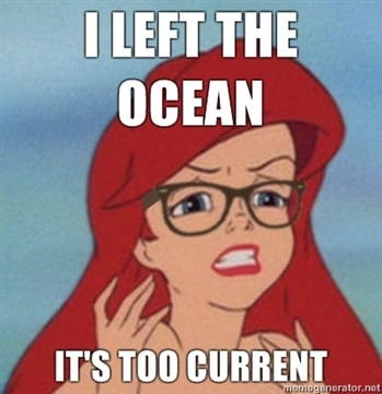 Illustration for article titled Hipster Ariel wants to be part of your world